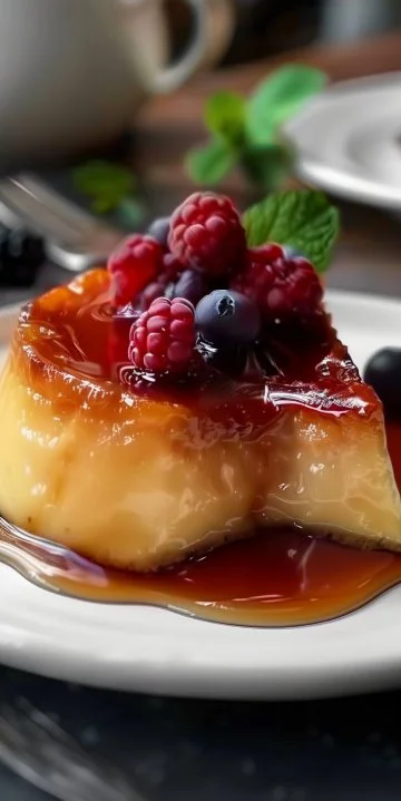 Delicioso Flan Parisino, un postre cremoso de la repostería tradicional