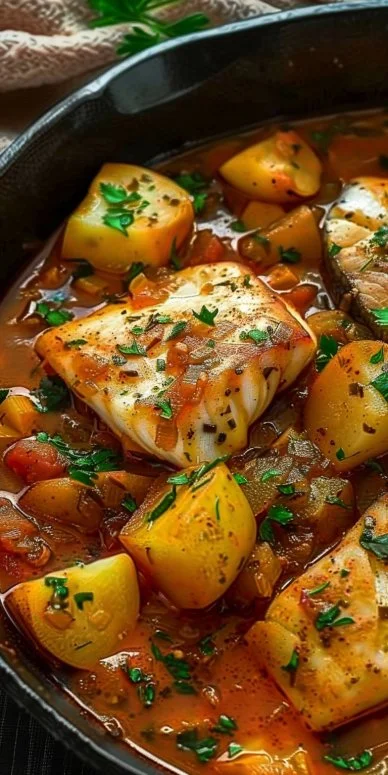 Guiso de Merluza con Patatas