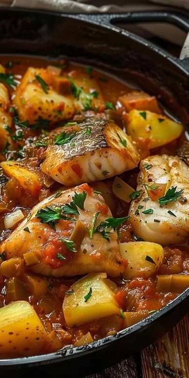 Guiso de Merluza con Patatas