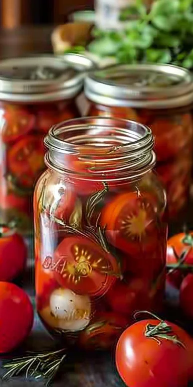 Homemade Marinated Tomatoes