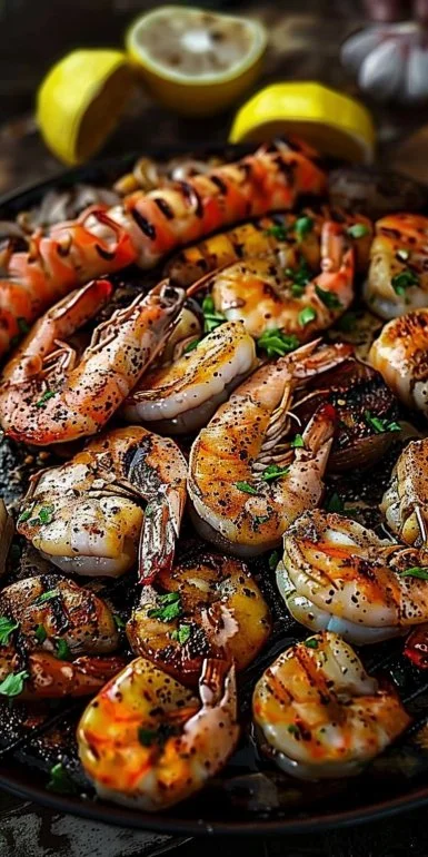 Langosta y Camarones a la Parrilla