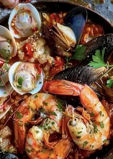 Mariscada Receta