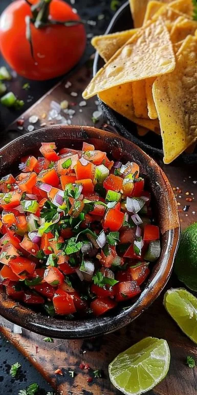 Receta deliciosa de salsa fresca y casera