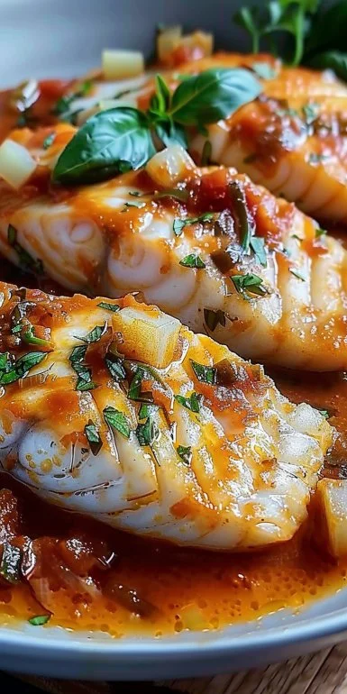 Merluza en Salsa Marinera