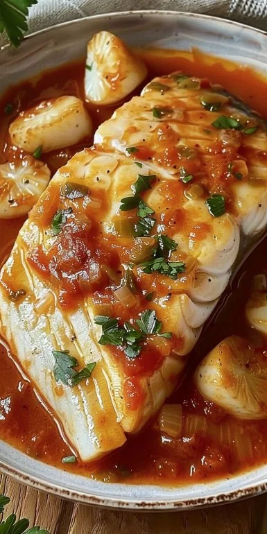 Merluza en Salsa Marinera