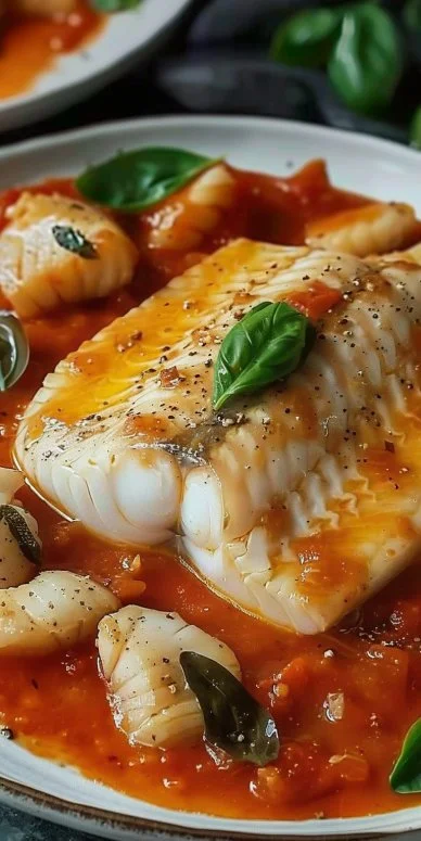 Merluza en salsa marinera