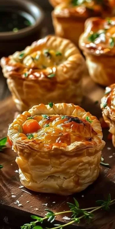 Mini pastelitos de pollo fáciles