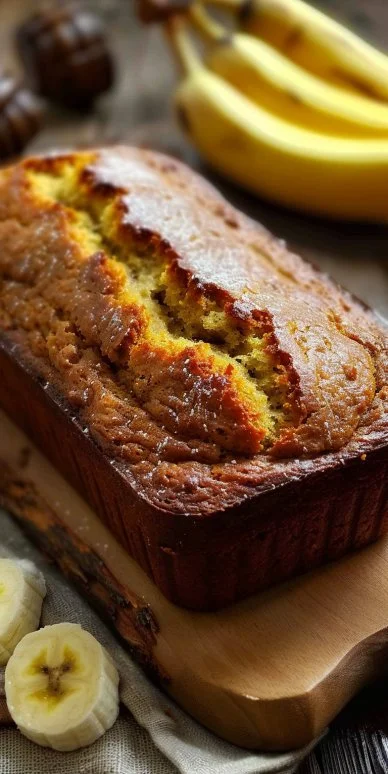 Pan de Plátano sin Harina