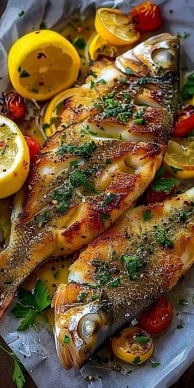 Pescado Crocante Limón Hierbas