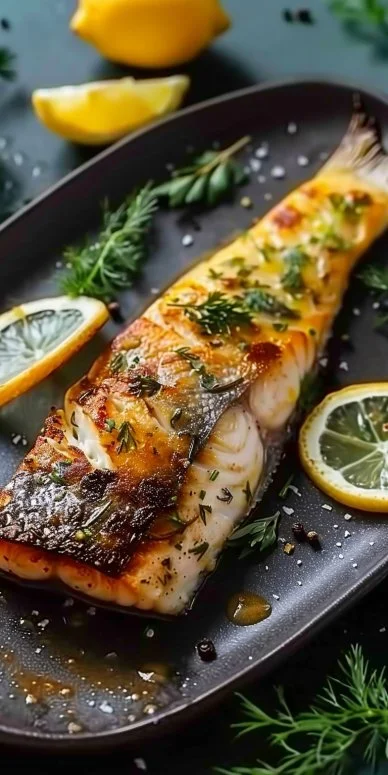 Pescado Empapelado Al Limón Y Hierbas