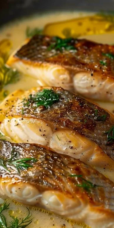 Pescado en Salsa de Mantequilla