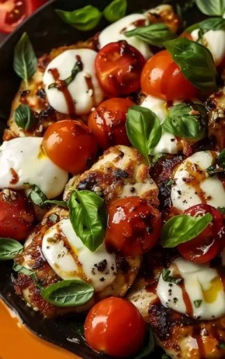 Pollo Caprese Albahaca