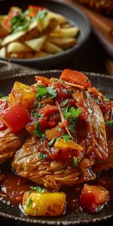 Pollo hawaiano dulce fácil