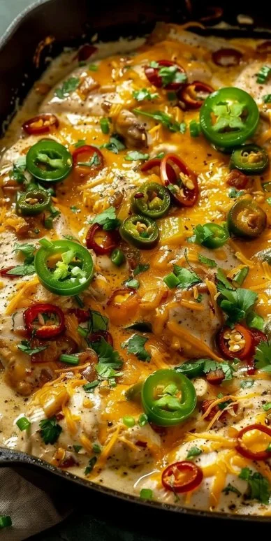 Pollo Jalapeño Cremoso Fácil