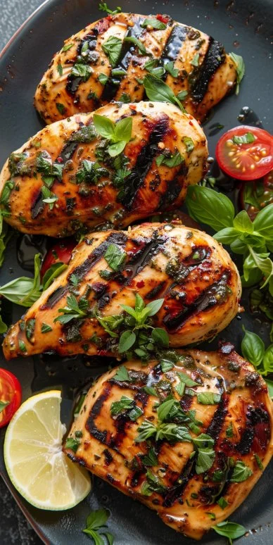 Receta de pollo mediterráneo fácil y delicioso con ingredientes frescos.