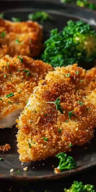 Pollo parmesano corteza casero