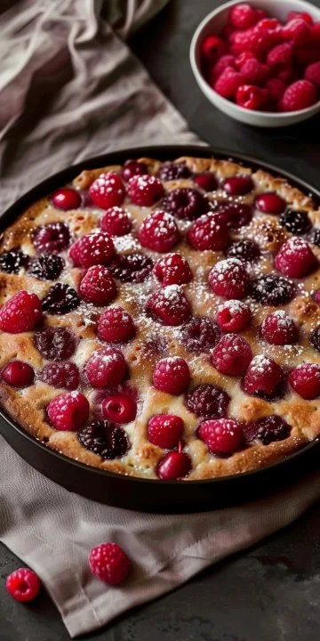 Postre de fresas deliciosamente servido en un plato decorativo