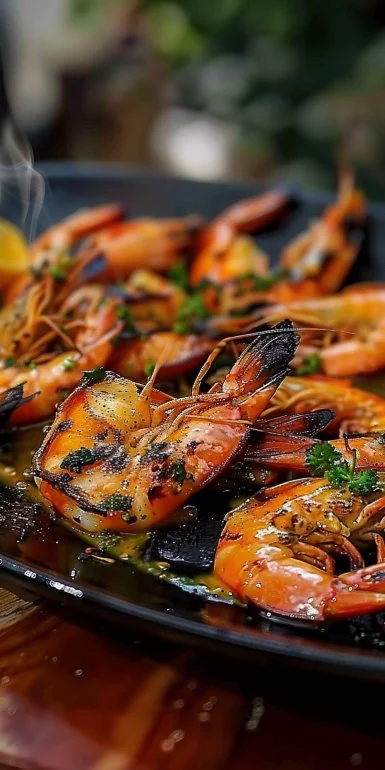 Receta de Camarones Zarandeados