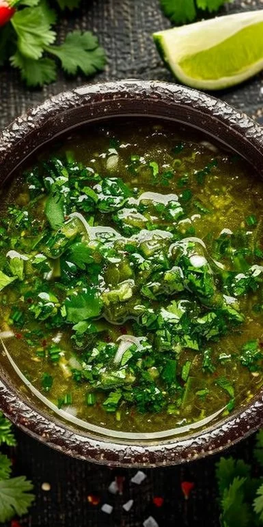 Receta de salsa verde fresca y deliciosa, lista para acompañar tus platos