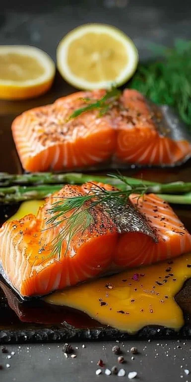 Salmón a la sartén