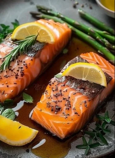 Salmón a la sartén