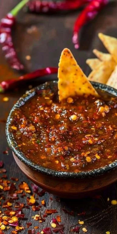 Salsa de Chile de Árbol Asado
