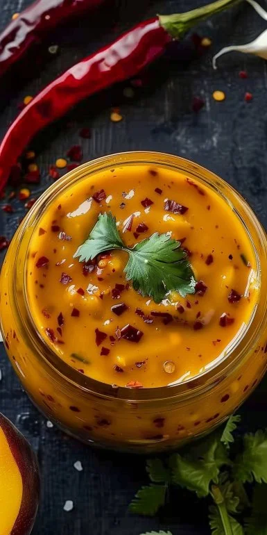 Salsa de Mango, Ajo y Picante
