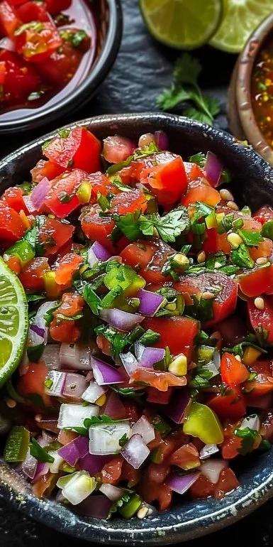 Salsa de pimienta casera servida en un tazón, lista para acompañar alimentos.