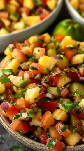 Receta de Salsa de Piña fresca y sabrosa para realzar tus platos.