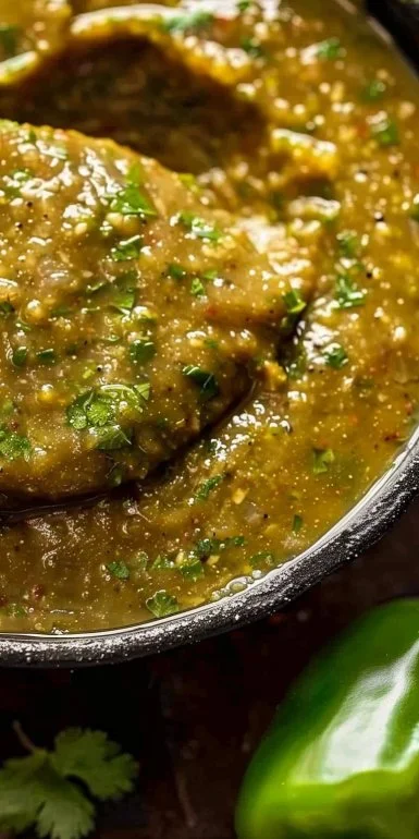 Salsa Verde de Tomatillo Asado