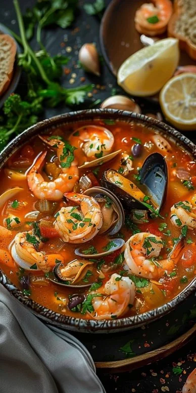 sopa de mariscos receta