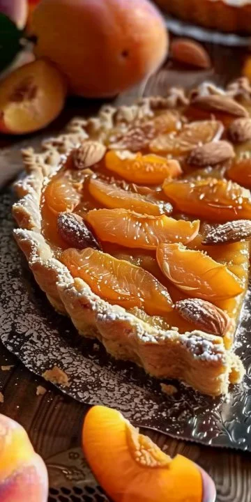 Tarta de Albaricoque y Almendras