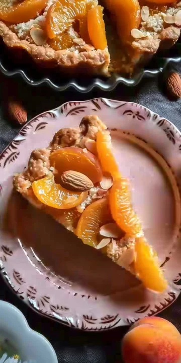 Tarta de Albaricoque y Almendras