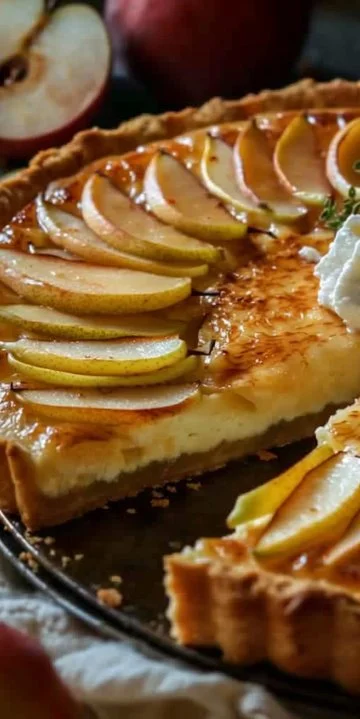 Tarta de Ricotta y Pera, un postre cremoso y delicioso