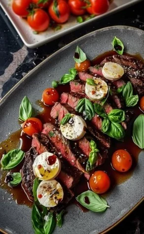 Bistec Caprese Balsámico
