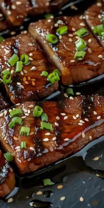 Bisteques de Res Teriyaki al Sésamo
