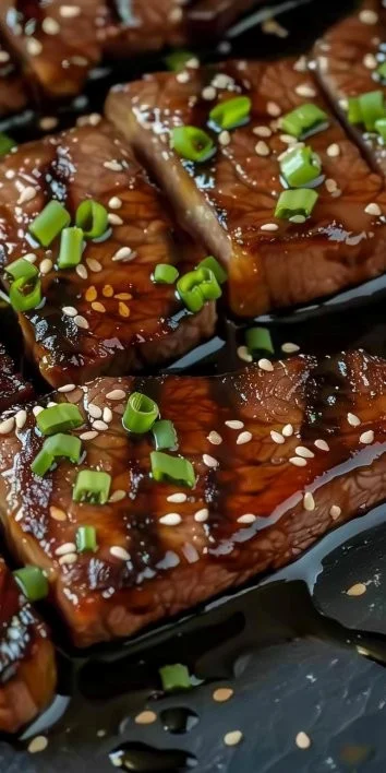 Bisteques de Res Teriyaki al Sésamo