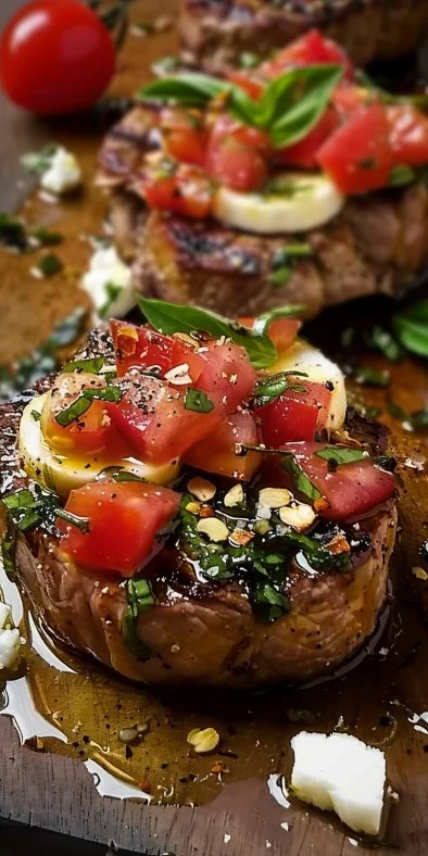 Filete Relleno de Bruschetta