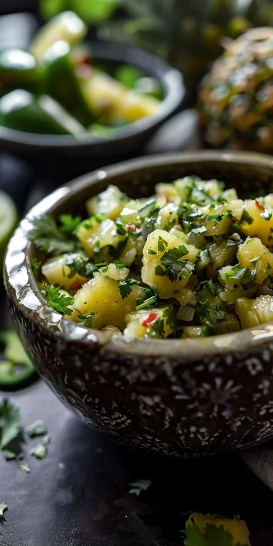 Increíble Salsa de Piña y Jalapeño: 10 Minutos