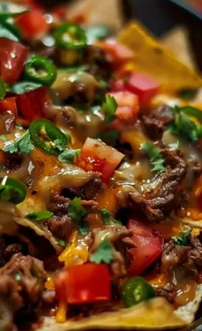 Nachos de Carne de Res y Verduras: Receta Deliciosa y Fácil