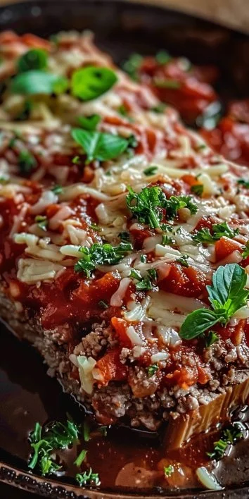 Pan de carne a la italiana