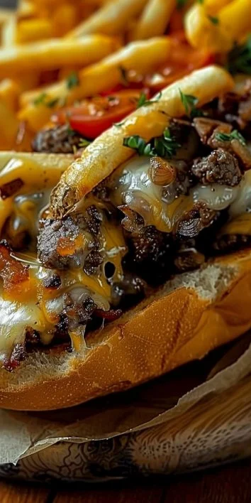 Papas Philly Cheesesteak