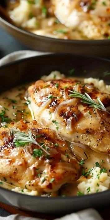 Pollo Cebolla Francesa