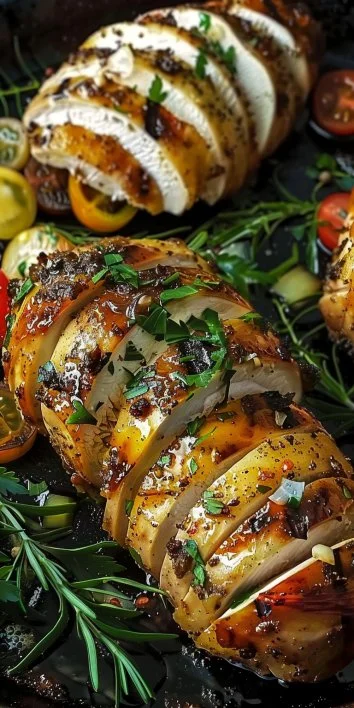 Pollo Hasselback Italiano