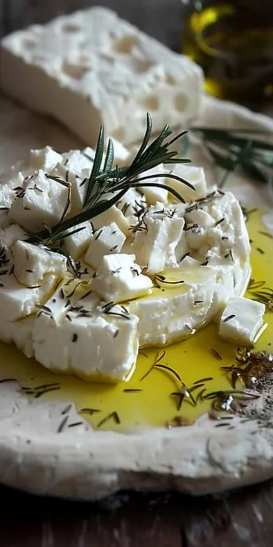 Queso de Yogur con Aceite de Oliva
