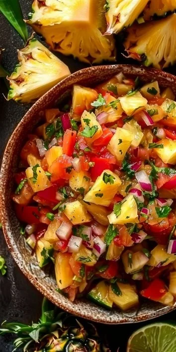 Receta de salsa de piña fresca y deliciosa para tus comidas