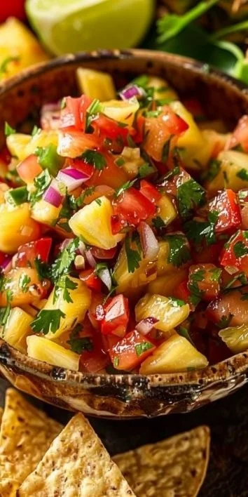 Receta de salsa de piña