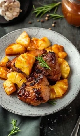 Salsa de piña para carne. Una receta sencilla y deliciosa.