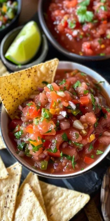 Salsa estilo restaurante