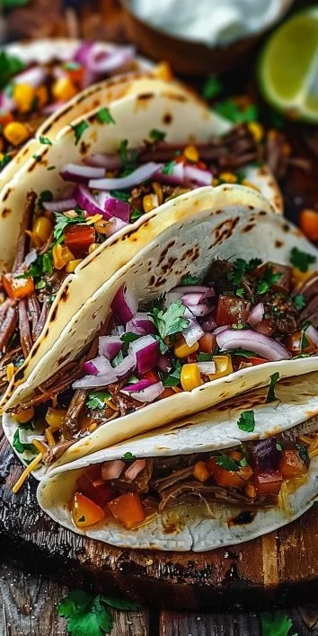 Tacos de Brisket Callejeros